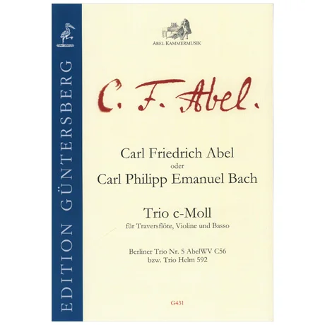 Abel, C. F.: Trio c-Moll