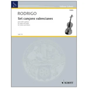 Rodrigo, J.: Set cançons valencianes
