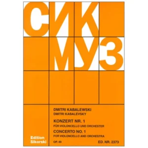 Kabaleswki, D.: Konzert Nr. 1 Op. 49 für Violoncello und Orchester