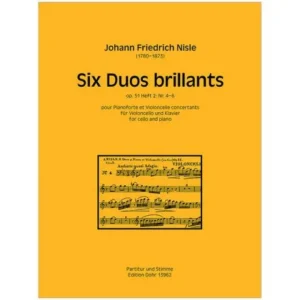 Nisle, J. M. F.: Six Duos brillants Band 2 Op. 51/4-6