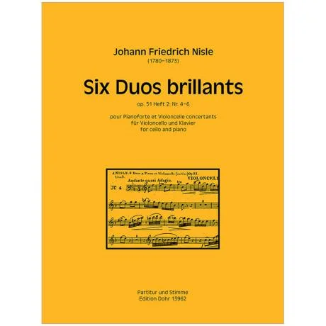 Nisle, J. M. F.: Six Duos brillants Band 2 Op. 51/4-6
