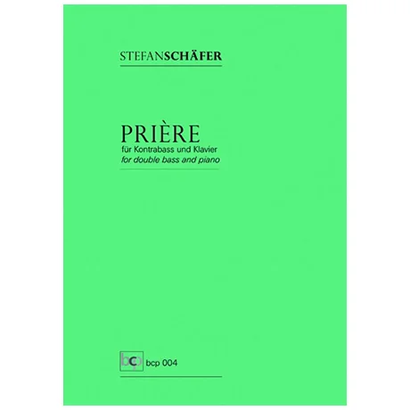 Schäfer, S.: Prière (Histoires Nr. 1)