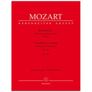 Mozart, W. A.: Klavierkonzert Nr. 24 KV 491 c-Moll