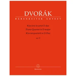 Dvořák, A.: Klavierquartett Nr. 1 Op. 23 B 53 D-Dur