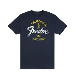 T-Shirt Fender Baja Blue L