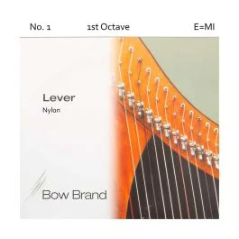 Corda Arpa Celtica Bow Brand 1 ottava n.1 E MI in nylon