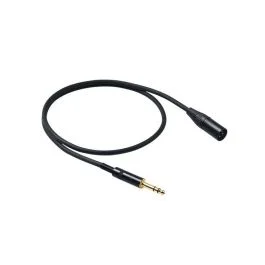 Proel CHL230LU2 Cavo jack stereo XLRM 3 metri colore nero