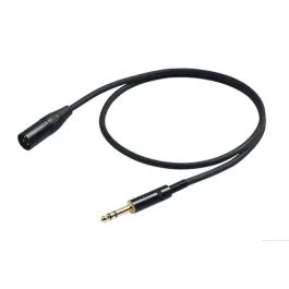 Cavo jack stereo/XLRM Proel Challenge 10 mt