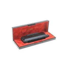 Hohner CX12 7545/48 Black armonica in Do cromatica custodia