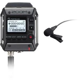 Zoom F1-LP Registratore a2 canali con lavalier 24bit 96Khz