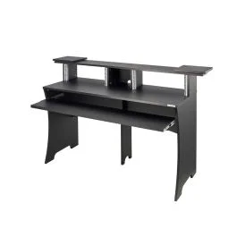 Glorious WORKBENCH Workstation da studio nero in legno –