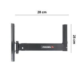 Proel KP565 supporto parete reg. verticale orizzontale 35kg