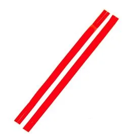 Manali piatti Croson in materiale sintetico lucido rosso