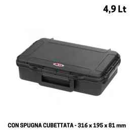 Valigia universale Panaro MAX004S.079 spugne cubettate black