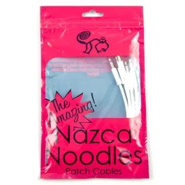 Cavo patch CRE8AUDIO Nazca Noodles white 25 5pz