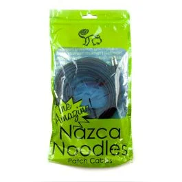 Cavo patch CRE8AUDIO Nazca Noodles black 50 5pz
