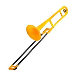 PBone trombone in plastica tenore giallo borsa e bocchino