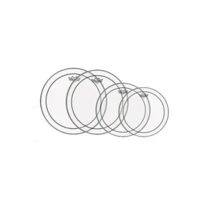 PINSTRIPE CLEAR TRASPARENTE SET PELLI 10 12 14 14 per Batteria Freesoundguitars