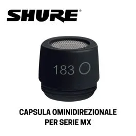 Capsula SHURE R183B Omni Nera