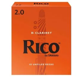 D’Addario RCA1020 Ance Clarinetto Sib n.2 scatola10pz Arancio