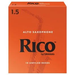 D’Addario Rico RJA1015 Ance Sax Alto 1.5 Arancio scatola10pz