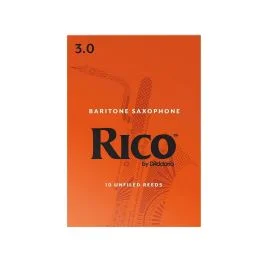 D’Addario Rico RLA1030 Ance Sax Baritono n.3 Arancio 10pz