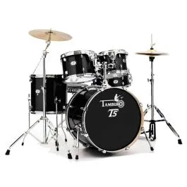 Tamburo T5 18″ 5pz hardware piatti e sgabello blue sparkle