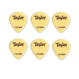 Blister plettri Taylor 70721 Premium ivoroid 651 6pz 1.21mm