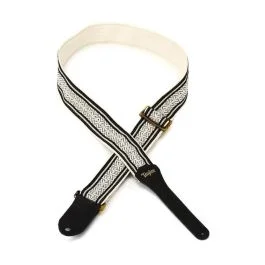 Taylor A200-06 jacquard cotone black/white 5cm tracolla