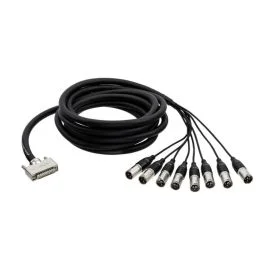 Cavo Alva AO25-8XPRO3 D-Sub 25 8 xlr m 3mt