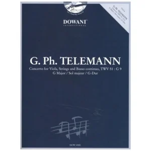 Telemann, G. Ph.: Violakonzert G-Dur TWV51: G9 (+CD)