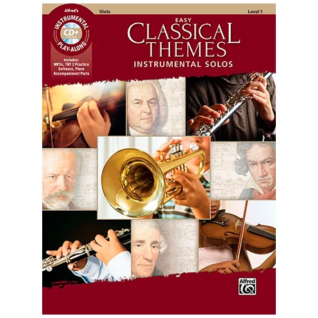 Easy Classical Themes for Viola (+MP3-CD)