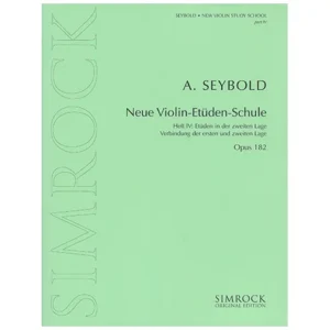 Seybold, A.: Neue Violin-Etüden-Schule Band 4