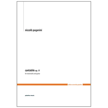 Paganini, N.: Cantabile Op.17