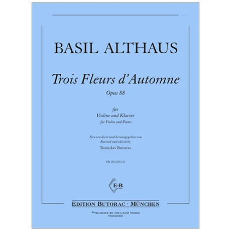 Althaus, B.: Trois Fleurs d’Automne