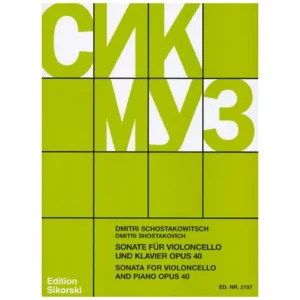 Schostakowitsch, D.: Sonate Op. 40