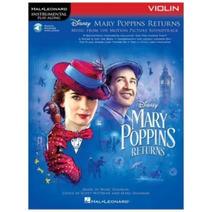 Disney Mary Poppins Returns — Violin Play Along (+Online Audio)