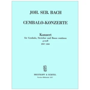 Bach, J. S.: Cembalokonzert g-Moll BWV 1058