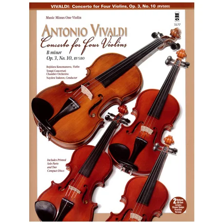 Vivaldi: Concerto for four Violins (+Online Audio)