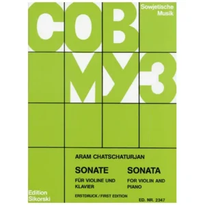 Chatschaturjan, A.: Violinsonate Nr. 1
