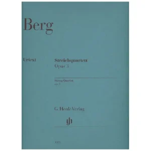 Berg, A.: String Quartet Op. 3