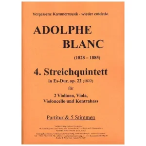 Blanc, A.: Quintett Nr. 4 Op. 22 Es-Dur