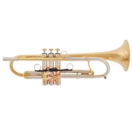 Tromba Sib Adams A4 0,45mm L gold brass brushed gold lacquered