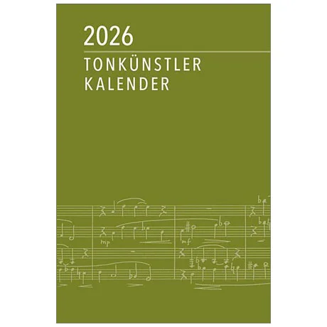 Tonkünstler-Kalender 2026