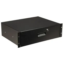 Cassetto Proel ADRK3RD 3U rack da 19″ in acciaio black | Cavalli Musica