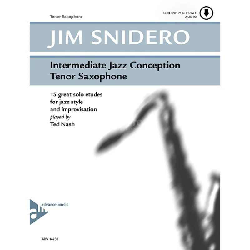 Advance Music Intermediate Jazz Conception Tenor Saxophone