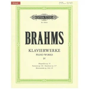 Brahms, J.: Klavierstücke Op. 79, 116-119