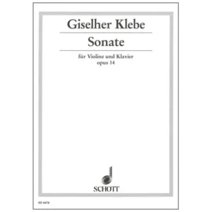 Klebe, G.: Violinsonate Op. 14