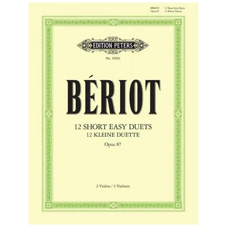 Bériot, Ch. d.: 12 petits duos faciles Op. 87