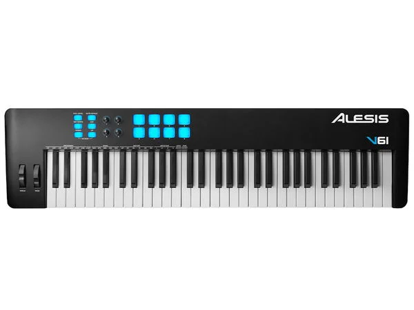 ALESIS V61 MK2 MASTER KEYBOARD TASTIERA MIDI/USB 61 TASTI V-61 MKII